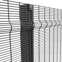 Clôture de sécurité anti-escalade 358, panneau de grillage soudé galvanisé à chaud 76,2x12,7 mm pour les périmètres de prisons, aéroports et zones industrielles