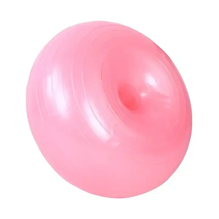 Ballon d'équilibre doux pour exercices de yoga Ballon de gymnastique Ballon de yoga en pvc donut
