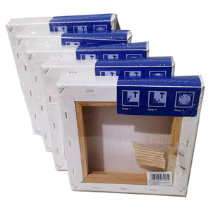 Fournitures d'art <span class=keywords><strong>à</strong></span> <span class=keywords><strong>vendre</strong></span>, peinture <span class=keywords><strong>à</strong></span> l'huile, cadre en bois pour <span class=keywords><strong>artiste</strong></span>, <span class=keywords><strong>toile</strong></span> en bois 50*50cm 280g pour la peinture - Product Image 2
