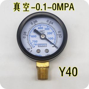 Manómetro de Presión Y40, Vacío 0.1 0MPA, Radial, para Purificador de Aire y Agua - Product Image 2