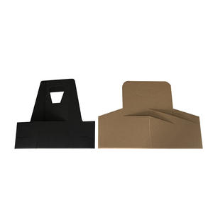 IMEE personalizado fuerte cartón corrugado para llevar taza de café portador de bebidas portavasos de papel con Base caja de transporte de bebidas con asa - Product Image 4