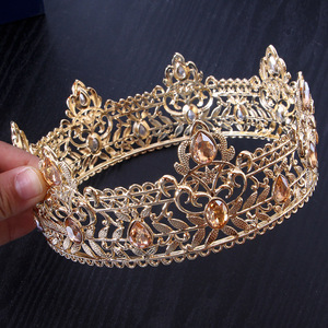 BELLEWORLD Europe and America Gold <strong>Crowns</strong> for Men Hot Selling <strong>king</strong> and Queen Chair with <strong>Crown</strong> Luxury <strong>king</strong> <strong>Crown</strong> Men - Product Image 4