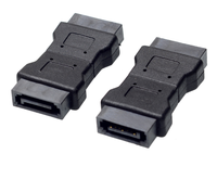 Adaptador de Puerto SATA 3.0 de 7 Pines de Alta Calidad, Macho a Macho, Ángulo Recto, Conector Serial ATA III de 7P, 6 Gbps