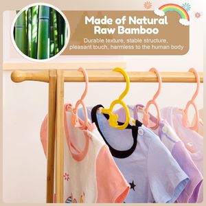 Bamboe Klein En Opvouwbaar Kinderkledingrek Met Opbergdoos Verkleedhouder Kinderkledingstandaard Voor Woonkamer - Product Image 2