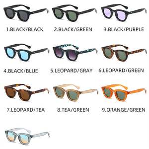 Gafas de Sol Redondas Multicolores Personalizadas con Logotipo 2025, Gafas de Sol Ovaladas con Marco Grueso UV400 para Hombre y Mujer - Product Image 5