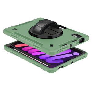 โรงงานโดยตรงจีน 360 หมุนสายคล้อง<span class=keywords><strong>มือ</strong></span>กันกระแทกเคสแท็บเล็ตที่ทนทานสําหรับ <span class=keywords><strong>Ipad</strong></span> <span class=keywords><strong>Mini</strong></span> 6 - Product Image 4