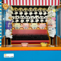 LTG Jeu de carnaval pour adultes et enfants Jeu interactif de stand Bouteille Anneau Toss Console Fabriqué en plastique durable Métal