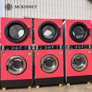 Lave-linge et sèche-linge combinés MCKINNEY certifiés CE, 12 <span class=keywords><strong>kg</strong></span>, <span class=keywords><strong>15</strong></span> <span class=keywords><strong>kg</strong></span>, 20 <span class=keywords><strong>kg</strong></span>, 25 <span class=keywords><strong>kg</strong></span>, en acier inoxydable, pour laverie en libre-service - Product Image 3
