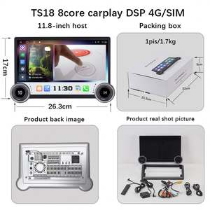 Reproductor de DVD Universal para Auto con <span class=keywords><strong>Android</strong></span> Auto, Doble Perilla, Pantalla LED de 10.1 Pulgadas 1280*720, Sistema <span class=keywords><strong>Android</strong></span> 12, Navegación para Auto de Alta Definición - Product Image 6