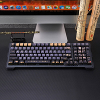 99 Tombol Triple-Mode Silent New Status Kailh Axis RGB Backlit Full Size Hot Swappable Type-C Anti-Ghosting Gaming Keyboard