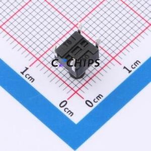 TS013-CBW1FH8.5 Tactile Switch Through hole-4P,6x6mm Switch Single Pole Single Throw Round Button 2.5N Through Hole - Product Image 2