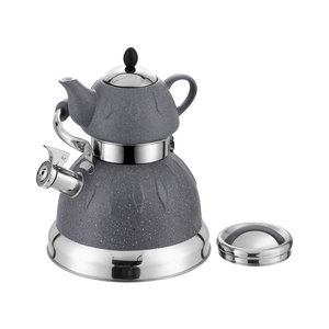 Hervidor silbante de 3.0L y 0.7L para cocina, de acero inoxidable, color personalizable, tetera para agua caliente, apto para estufa de inducción - Product Image 2
