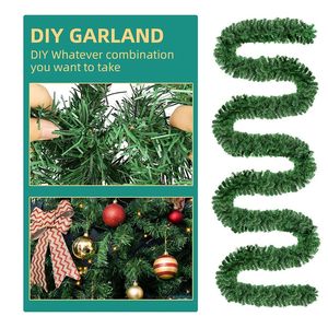 Ghirlanda Natalizia Artificiale in PVC Effetto Pino, Fornitura Diretta dalla Fabbrica, Decorazioni Natalizie Fai-da-Te - Product Image 2