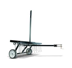 40 ''Tine Tow Dethatcher Enlèvement de chaume amélioré Tracteur de pelouse antirouille pour l'extérieur - Product Image 1