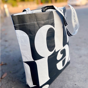 Wanli Rpet laminé Non tissé sac étanche écologique personnalisé impression logo réutilisable épicerie pliant sac à provisions - Product Image 2