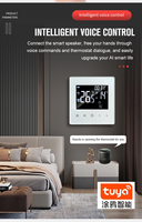 Nouveau thermostat de chauffage au sol Tuya WiFi 3A/16A/25A, panneau tactile, interrupteur de contrôle de la température électrique/eau, automatisation domestique intelligente