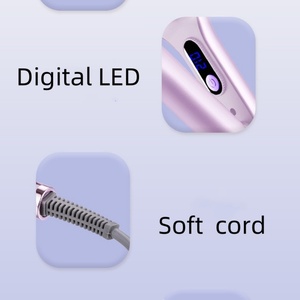 Fer à boucler électrique rapide à ions négatifs en céramique pour boucles en forme d'œuf et ondulations aquatiques - Product Image 4