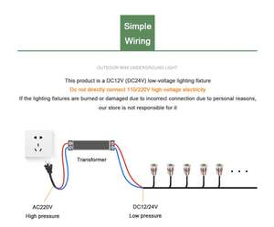 Elanby - Luz LED Sumergible para Piscina, 12 V/24 V, IP68, 0,3 W, Acero Inoxidable, 6000 K, Luz Diurna, para Exteriores, Empotrada en el Suelo, Mini, Ra80, 30 lm - Product Image 5