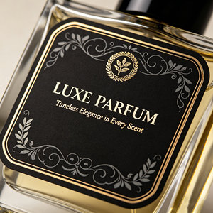 Étiquettes et autocollants personnalisés pour parfums et cosmétiques, logo personnalisé imprimé, autocollants adhésifs transparents dorés métalliques - Product Image 3