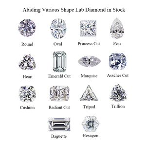 Dimorante all'ingrosso di lusso in oro reale 18K laboratorio di gioielli sintetici anelli <span class=keywords><strong>tre</strong></span> anelli di pietra di <span class=keywords><strong>diamanti</strong></span> HPHT cinque pietra eternità anelli - Product Image 4