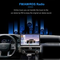 Système de navigation GPS CarPlay, vue panoramique 360°, aide au recul, écran OLED 14,6 pouces, caméra de recul FM, MP3, DSP, Tacoma 4Runner