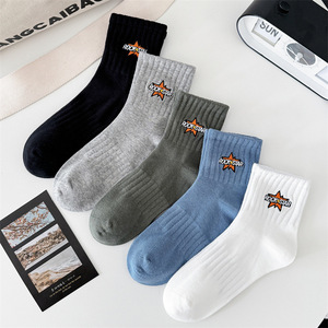 <span class=keywords><strong>Chaussettes</strong></span> de sport unisexes personnalisées pour hommes avec logo brodé, <span class=keywords><strong>chaussettes</strong></span> de marque en tricot jacquard, fabricant de <span class=keywords><strong>chaussettes</strong></span> de mode sportive - Product Image 2
