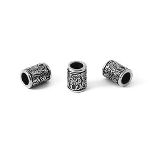 Souvenirs nordiques bijoux <span class=keywords><strong>viking</strong></span> en acier inoxydable <span class=keywords><strong>perle</strong></span> <span class=keywords><strong>de</strong></span> <span class=keywords><strong>barbe</strong></span> <span class=keywords><strong>de</strong></span> patte <span class=keywords><strong>de</strong></span> loup nordique - Product Image 1