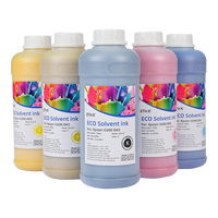 Encre éco-solvant 1000 ml pour têtes d'impression Epson I3200 XP600, finesse nanométrique, 6 couleurs, encre d'impression numérique hautement compatible