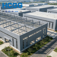 Almacén de Estructura de Acero Resistente al Viento y la Nieve, Estructura Metálica Industrial Prefabricada con Vigas en H, Edificio de Almacenamiento
