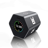 Pomodoro Timer Cube LED Silent Kitchen Countdown Beauty Sports Learning Reminder Timer Digital Gravity Sensor Desk Visual Timer