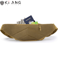 Sac banane tactique imperméable en tissu Oxford de haute qualité pour activités de plein air, randonnée et chasse