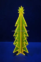 Ornement de table en acrylique pour arbre de Noël, décoration de bureau transparente pour la maison, cadeau de Noël, grande taille, haute qualité