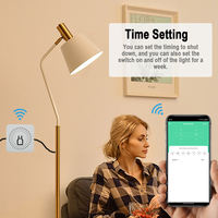 Mini Interruptor WiFi de 16A Compatible con Tuya, Relé Inteligente para el Hogar, Control Remoto por Aplicación Smart Life, Temporizador, Compatible con Alexa y Google Home