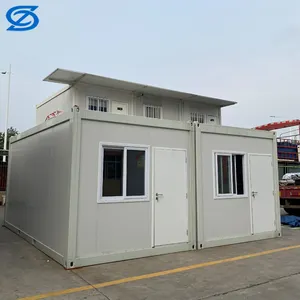 Fabrieksprijs Prefabricage Flat Pack Container Tiny House Gate Guard House Geluidsisolatie Tijdelijke Containers Kantoren