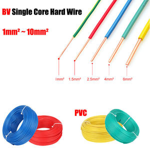 BV BVR <span class=keywords><strong>THW</strong></span> THHN <span class=keywords><strong>สาย</strong></span>ทองแดงหุ้มฉนวน PVC แข็งเดี่ยว 1.5 มม. - 16 มม. แรงดันไฟฟ้าพิกัด 450/750V สําหรับการใช้งานใต้ดิน - Product Image 2