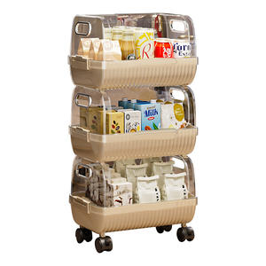 가정용 거실 화장실 선반 야채 홀더 조직 플라스틱 저장 향신료 세트 장난감 다기능 - Product Image 6