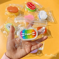 Jouet Squishy Kawaii Chat au Fromage en TPR, Doux, Sensoriel, Anti-Stress, à Presser sur le Bureau pour Filles et Garçons, Commandes en Gros