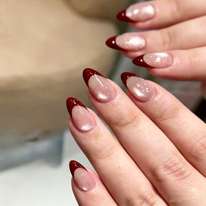 <span class=keywords><strong>Uñas</strong></span> Postizas Cortas con Diseño Patriótico Rojo, Blanco y <span class=keywords><strong>Azul</strong></span>, Reutilizables, <span class=keywords><strong>de</strong></span> ABS, con Logotipo Personalizado, MOQ Bajo, Venta al Por Mayor - Product Image 4