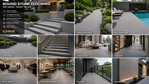 Adhésif en résine époxy CNMI pour pierres décoratives, revêtement de sol personnalisé pour piscine et jardin, antidérapant et imperméable - Product Image 2