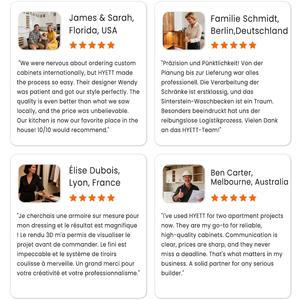 Armoires modernes HAIYUE, design en bois, placard coulissant mural, chambre à coucher personnalisée, <span class=keywords><strong>porte</strong></span> en verre - Product Image 6