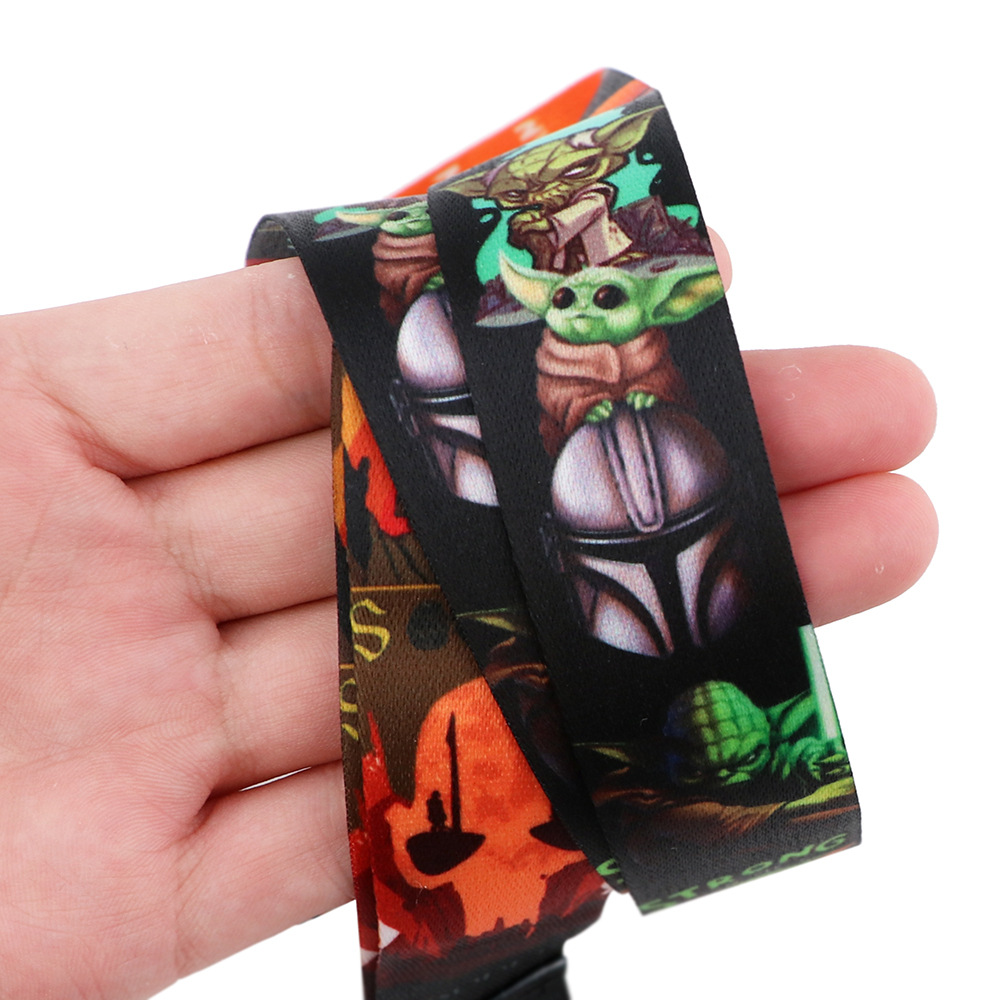 Hot anime Babi cute yoda's mobile phone lanyard cartoon baby Necklace accessories