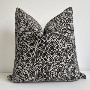Taie d'oreiller en lin à pois noir-blanc motif élégant pour <span class=keywords><strong>canapé</strong></span> salon décor moderne maison mise à niveau Look <span class=keywords><strong>tendance</strong></span> - Product Image 1