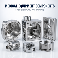 Pièces de fraisage CNC de précision pour équipement médical, acier inoxydable sur mesure pour le travail des composants mécaniques
