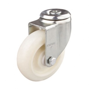 Ruedas de 5 pulgadas medianos y pesados <span class=keywords><strong>carretilla</strong></span> de <span class=keywords><strong>rueda</strong></span> de la PU Castor silencio de venta directa de fábrica - Product Image 6