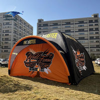 Tonnelle Gonflable Publicitaire, Tente Gonflable Extérieure Imperméable pour Marchés, Événements Sportifs et Courses