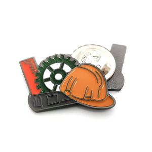 Pas cher prix <span class=keywords><strong>Souvenir</strong></span> Badge je suis un ingénieur concepteur <span class=keywords><strong>photographe</strong></span> peintre cadeaux de remise des diplômes épingles en émail métal fer autocollants personnalisés - Product Image 3