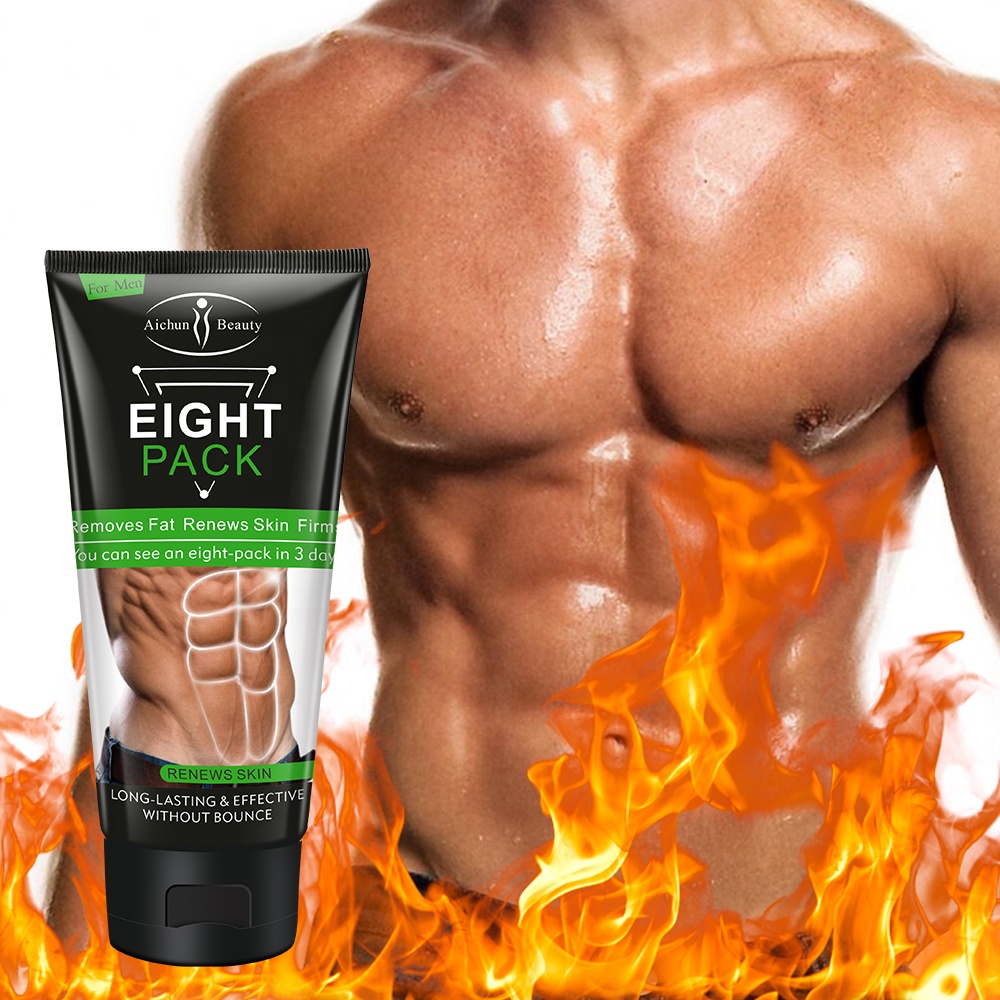 Aichun Beauty Beste Mannen Gewichtsverlies Acht Pack Platte Tummy Crème Buikspieren Buik Body Maag Taille Afslankende Crème