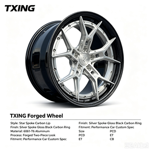 ล้อฟอร์จ TXING คาร์บอนไฟเบอร์แบบสองชิ้นขอบลึก คาร์บอนไฟเบอร์แท้ 5x114.3 5x112 5x110 5x130 - Product Image 3