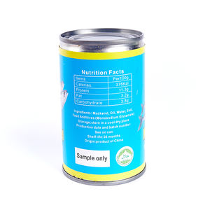 Caballa enlatada para granja de peces, 155g de estaño, <span class=keywords><strong>precio</strong></span> de fábrica, China - Product Image 2