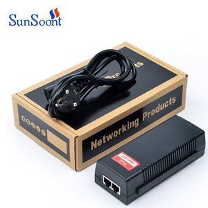 Sunsoont <span class=keywords><strong>PoE</strong></span> <span class=keywords><strong>Injector</strong></span> Nội Bộ <span class=keywords><strong>AC</strong></span>/DC Chuyển Đổi 10/100/1000M IEEE802.3at Gigabit <span class=keywords><strong>POE</strong></span> <span class=keywords><strong>Injector</strong></span> 48V - Product Image 1